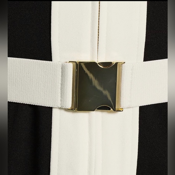 Tommy Hilfiger color block belted dress - Picture 3 of 3